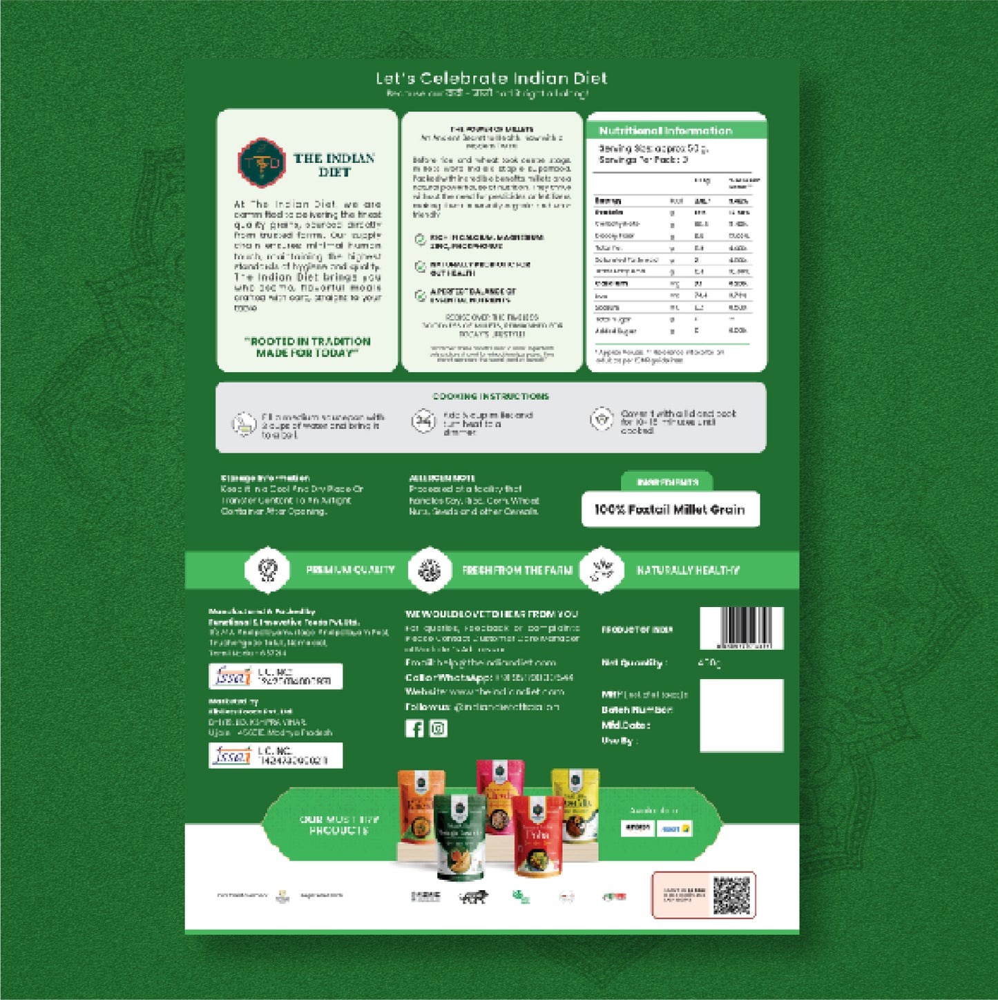 Gut-Friendly Millet Combo
