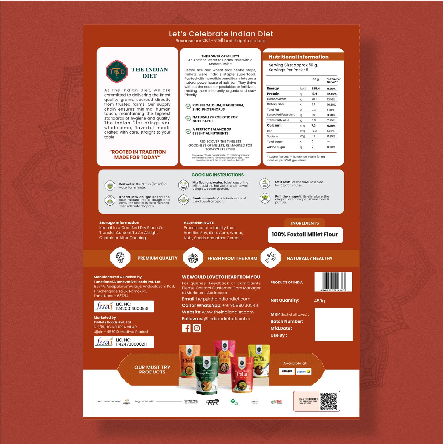 Foxtail Millet Flour