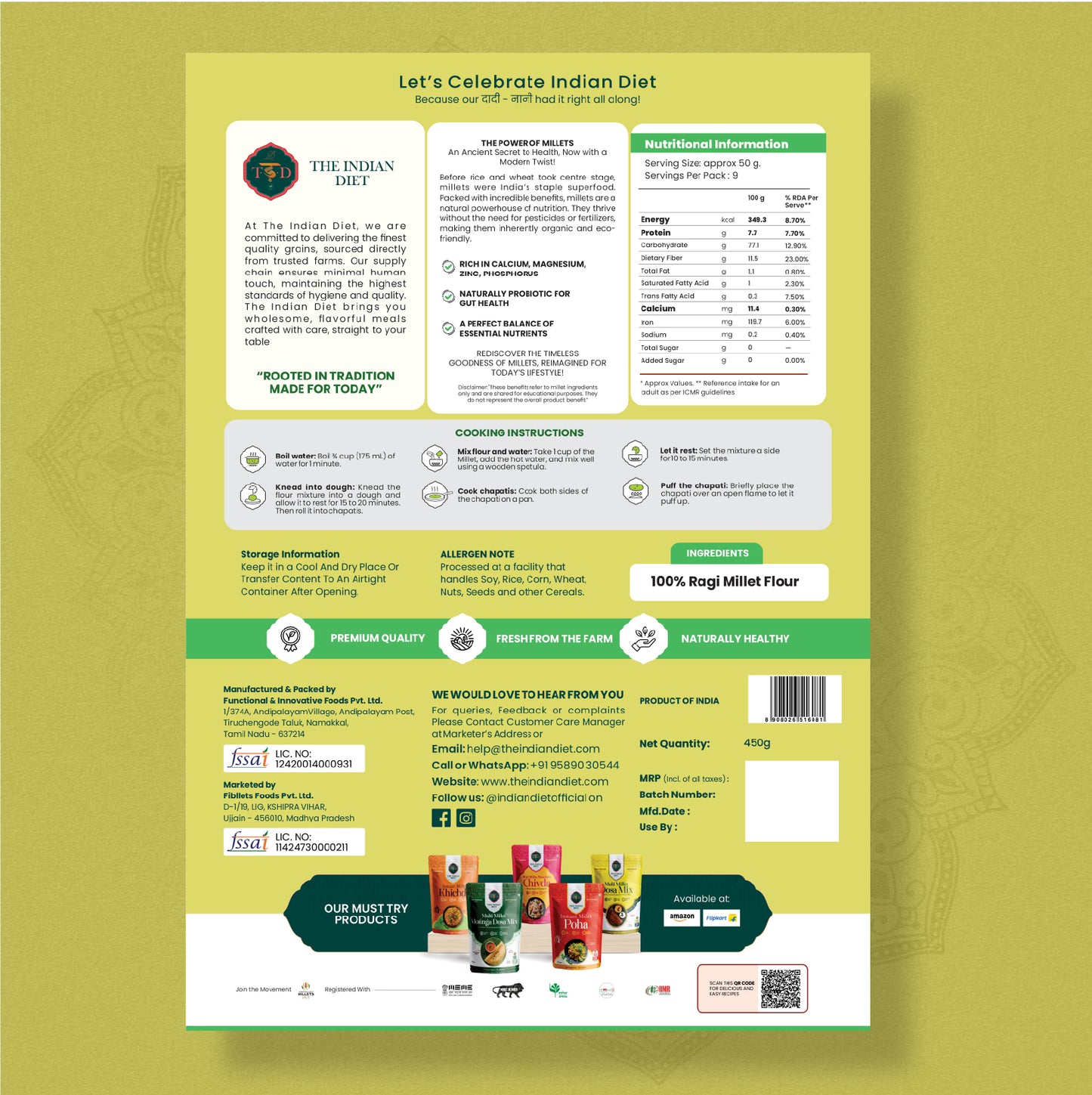 Gut-Friendly Millet Combo
