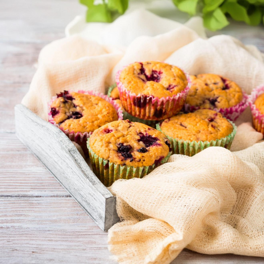 Multi Millet Strawberry Muffins