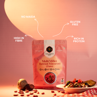Multi Millet Beetroot Macaroni Pasta