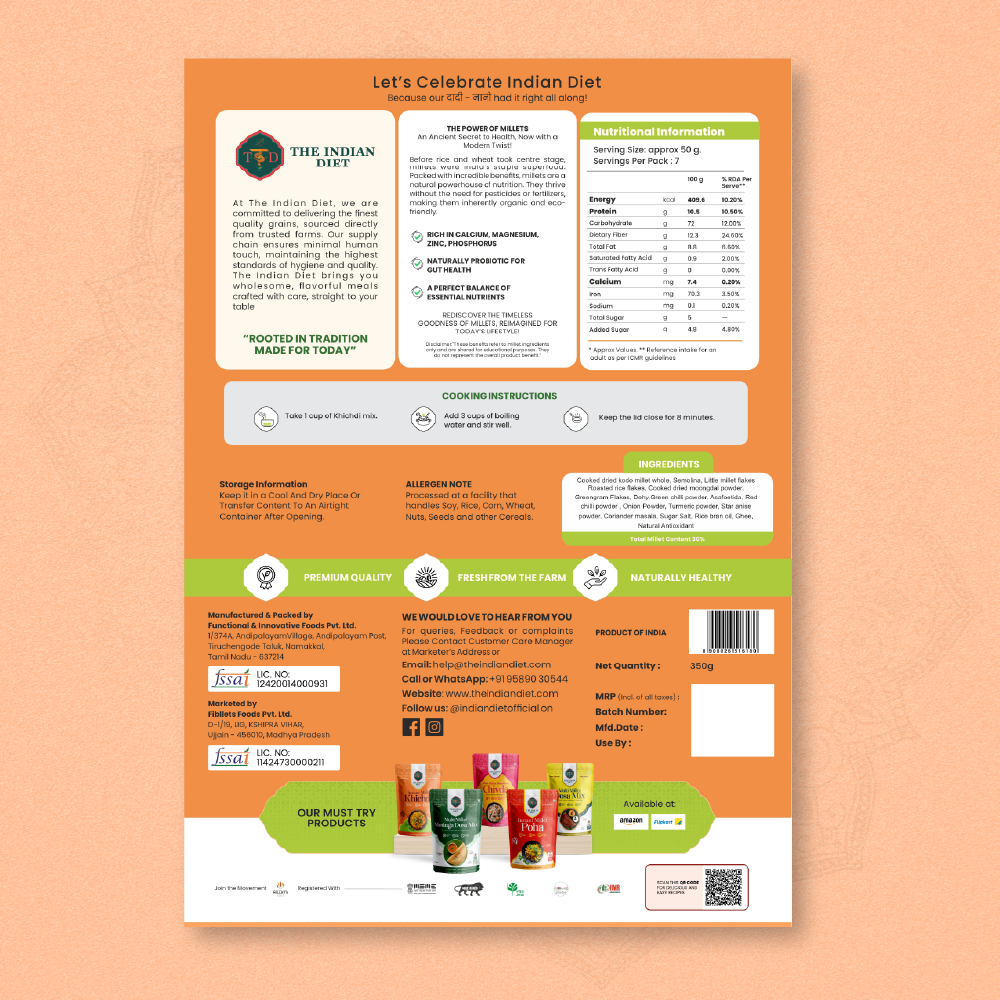 Diabetic-Friendly Millet Combo