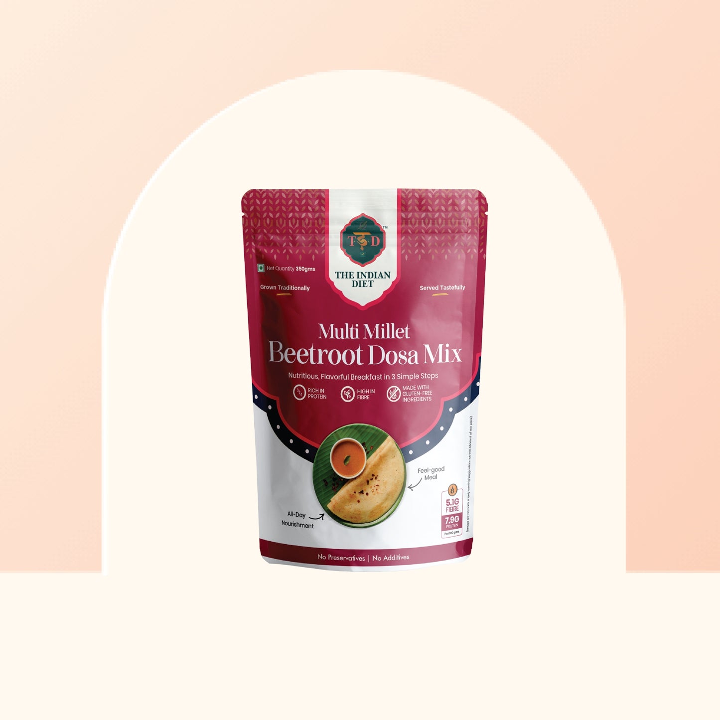 Multi Millet Beetroot Dosa Mix