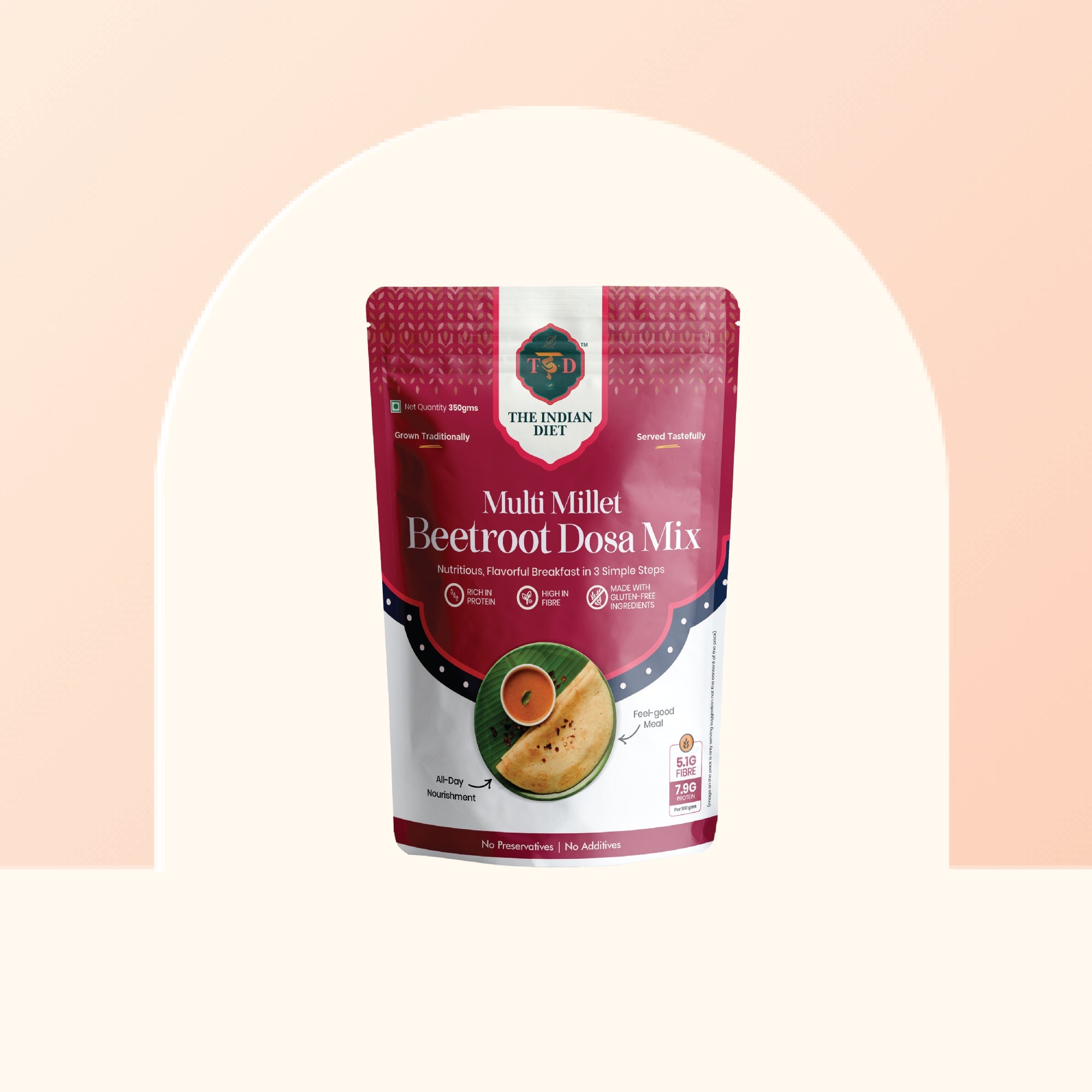 Multi Millet Beetroot Dosa Mix