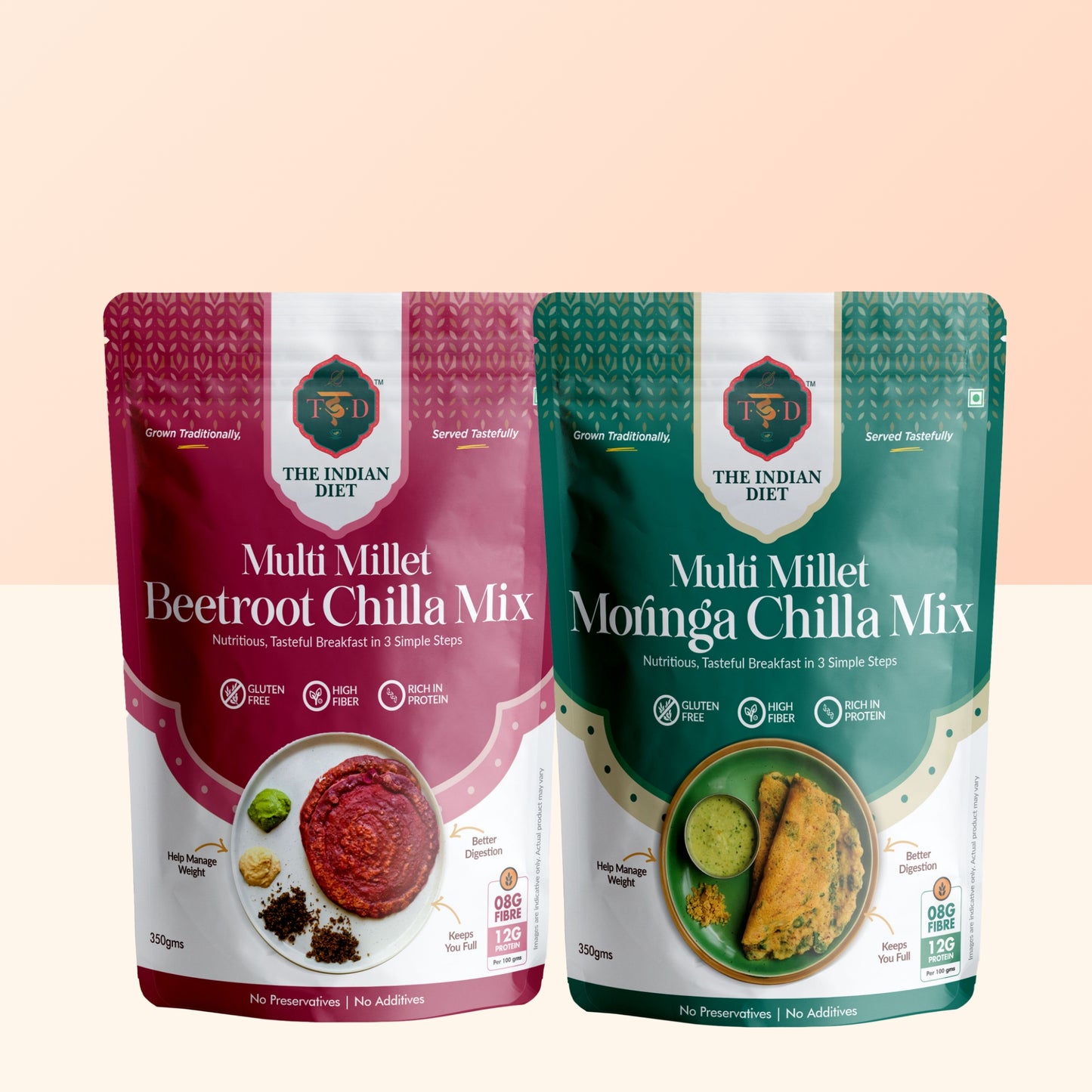 Protein-Rich Multi Millet Chilla Mix Combo