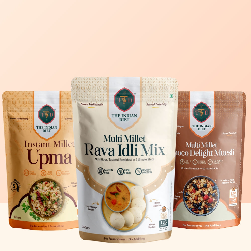 High-Protein Millet Breakfast Combo