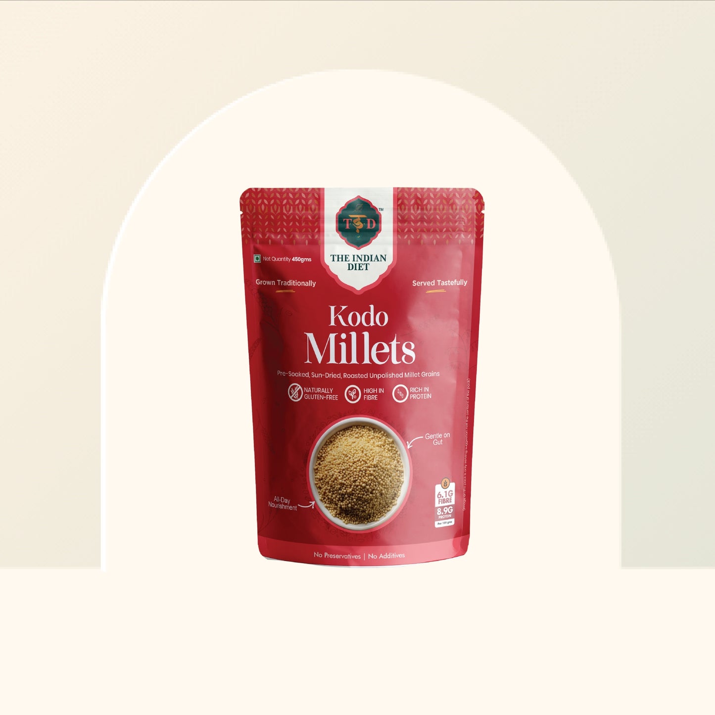 Pre-Soaked Unpolished Positive Millet Grains Combo