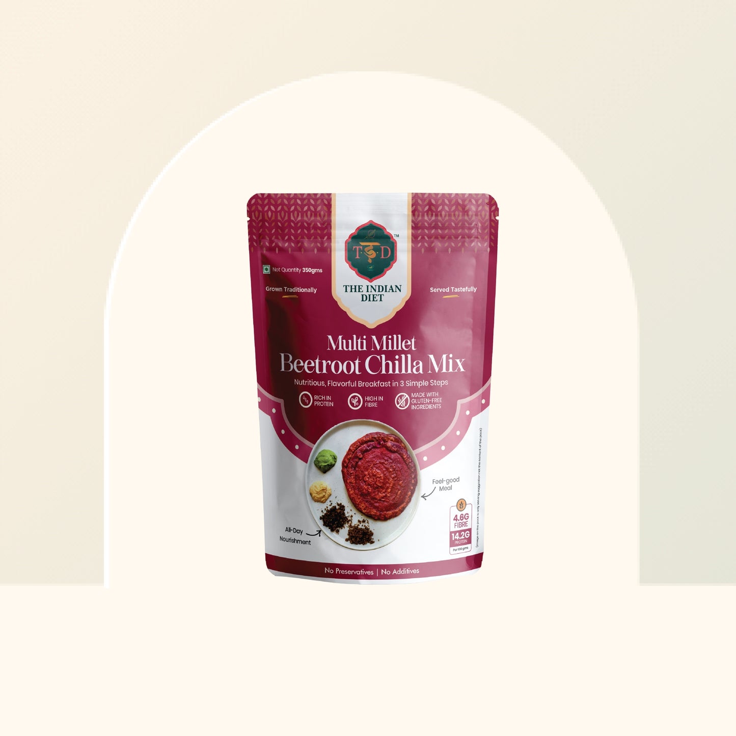 Multi Millet Beetroot Chilla Mix