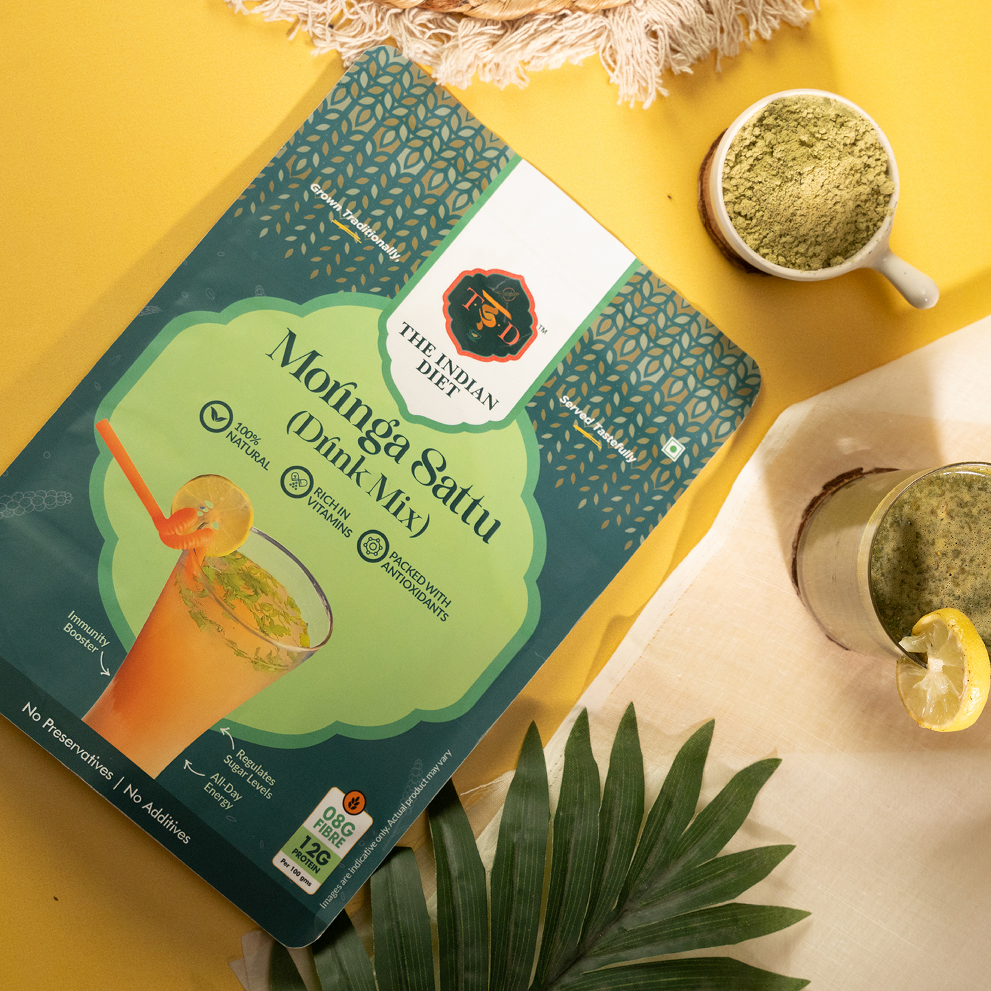 Moringa Sattu Drink Mix