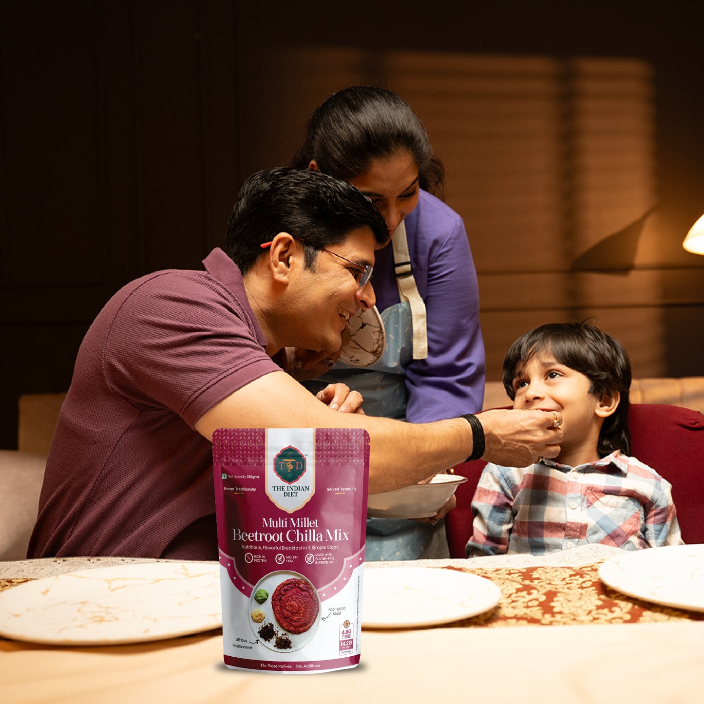 Multi Millet Beetroot Chilla Mix