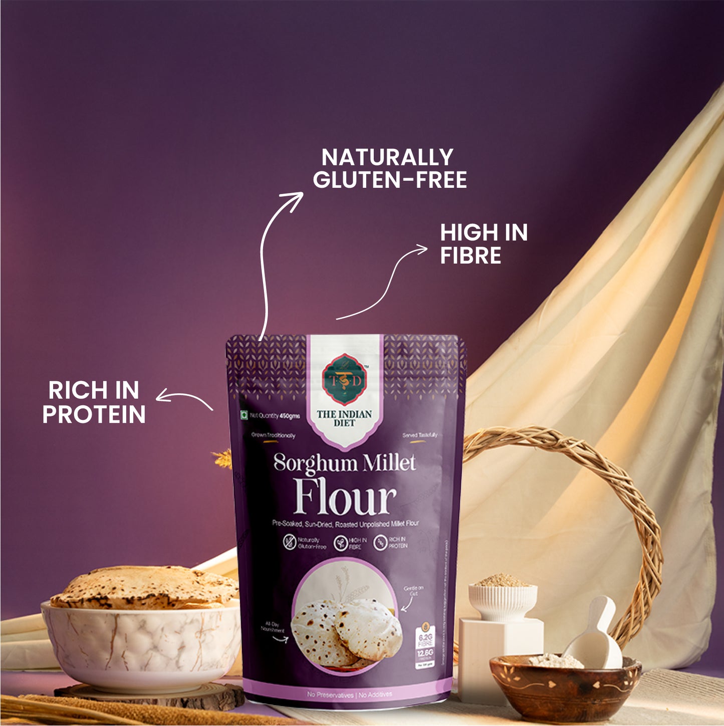 Pre-Soaked Ragi & Jowar Millet Flour Combo